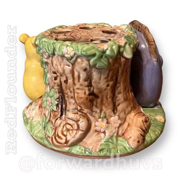 Vintage Disney Winnie the Pooh Hand-Painted Toothbrush Holder - Picture 4 of 8